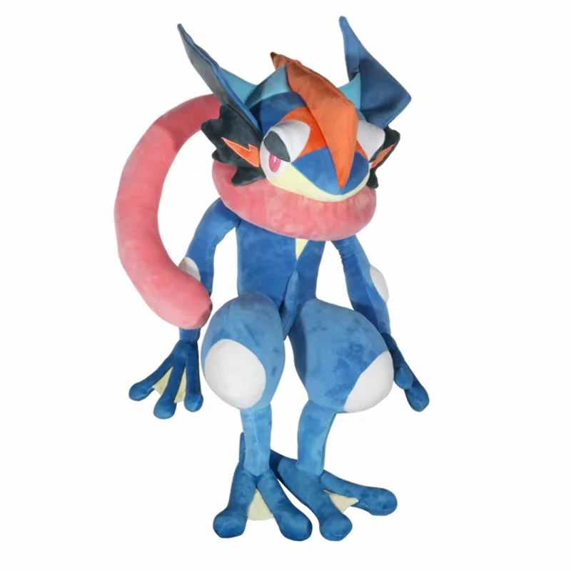 Ash‑Greninja Plush Doll, Large Size Stuffed Animal, Anime Character Collectible Plush Toy for Gift & Home Decoration