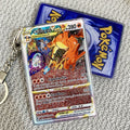 Charizard VSTAR Card Quicksand Keychain