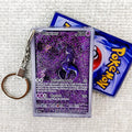 Mewtwo Card Quicksand Keychain