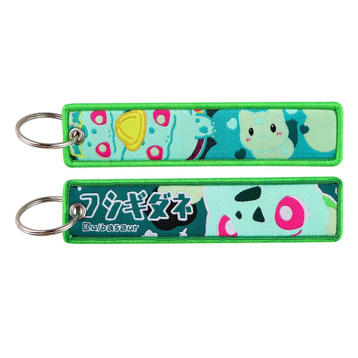 Bulbasaur Embroidered Key Tag