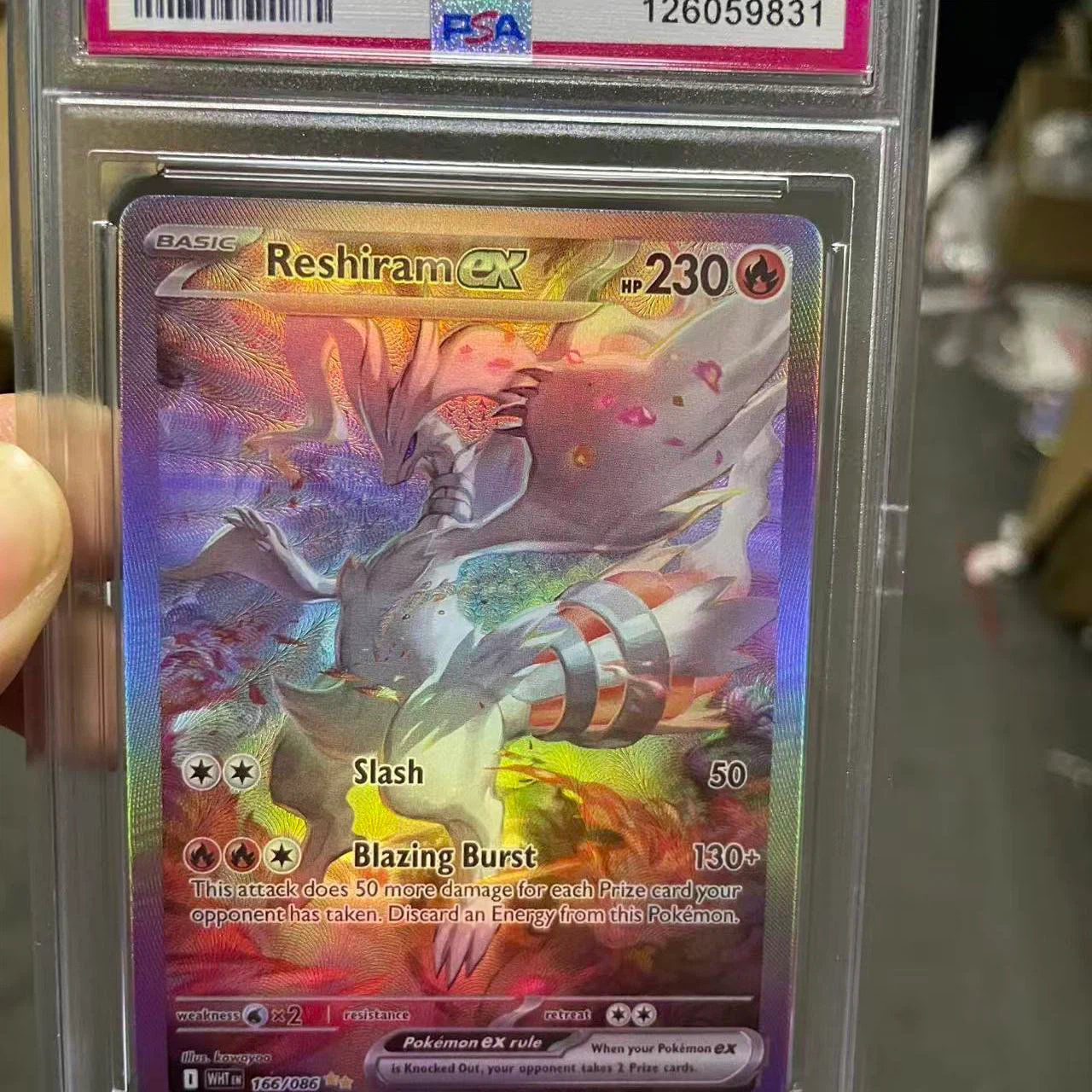 Reshiram ex Full Art PSA10