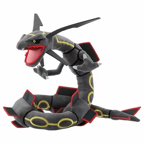 Black Dragon Character Plush Toy, Soft Stuffed Animal Doll with Articulated Body Design, Collectible Anime Plush for Display, Birthday & Holiday Gift