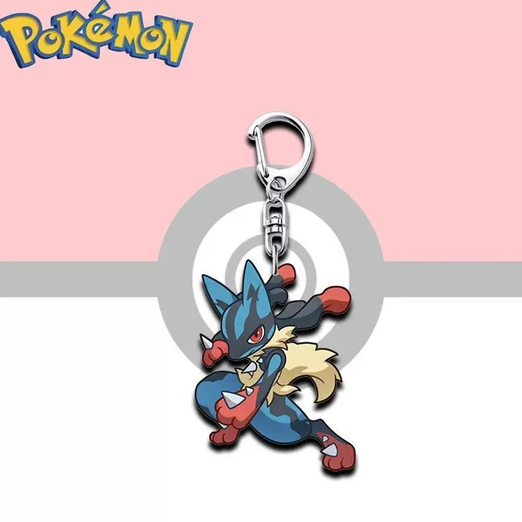 Fighting‑Style Anime Acrylic Keychain, Metal Hook Bag Charm Ornament for Daily Use
