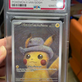 Van Gogh Pikachu Grey Felt Hat PSA10