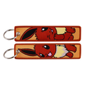 Flareon Embroidered Key Tag