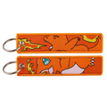 Charmander Embroidered Key Tag