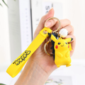 Popular 3D Figure Keychain with Strap & Bell