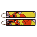 Flareon Embroidered Key Tag