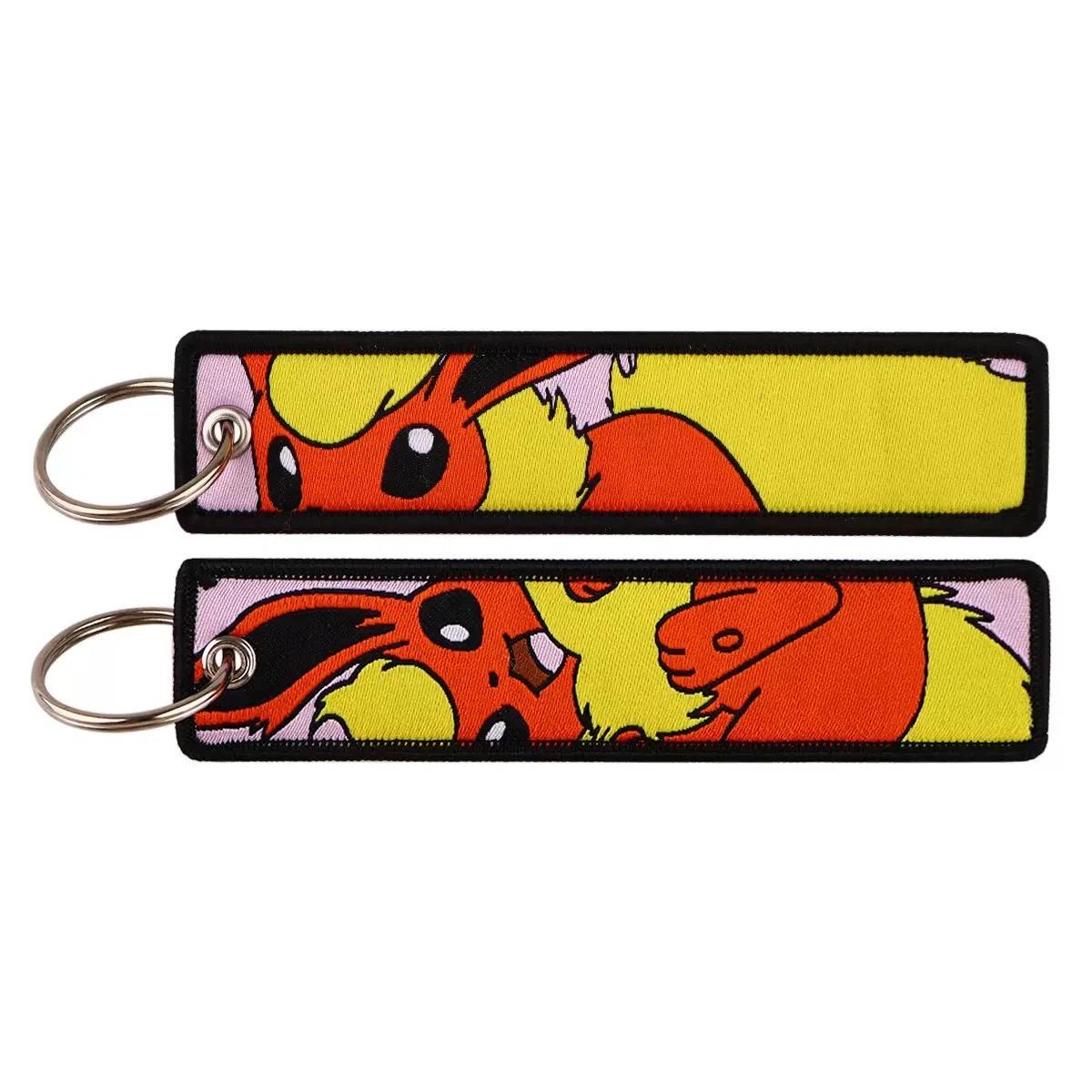 Flareon Embroidered Key Tag