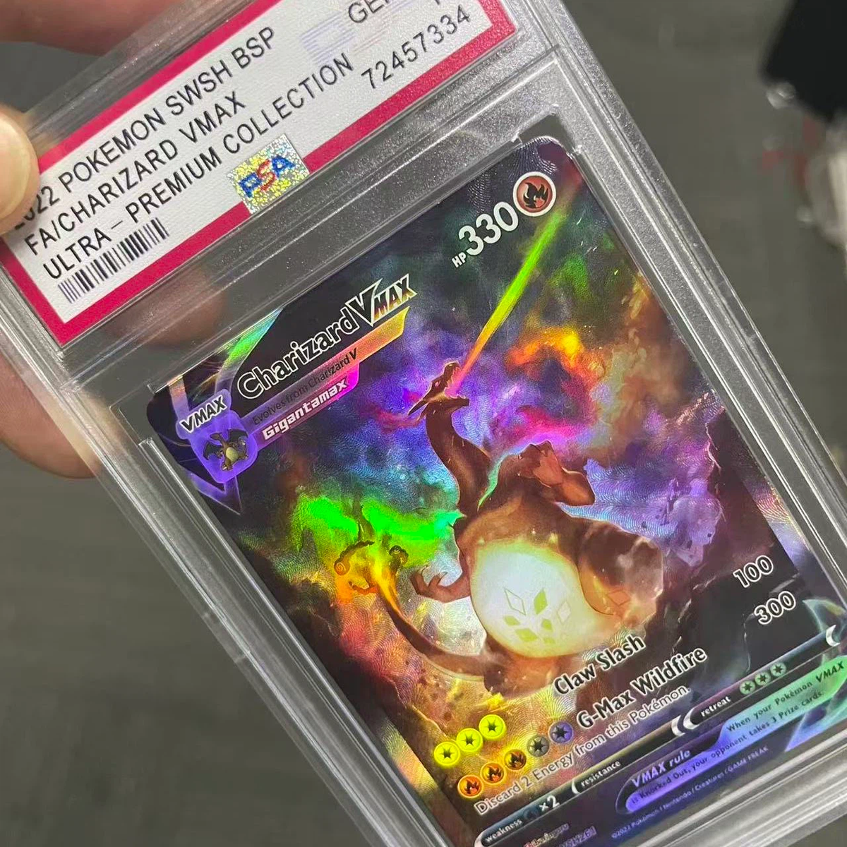 PSA10 Charizard VMAX UPC Promo Alt Art
