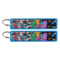 Eeveelutions All‑Star Embroidered Key Tag