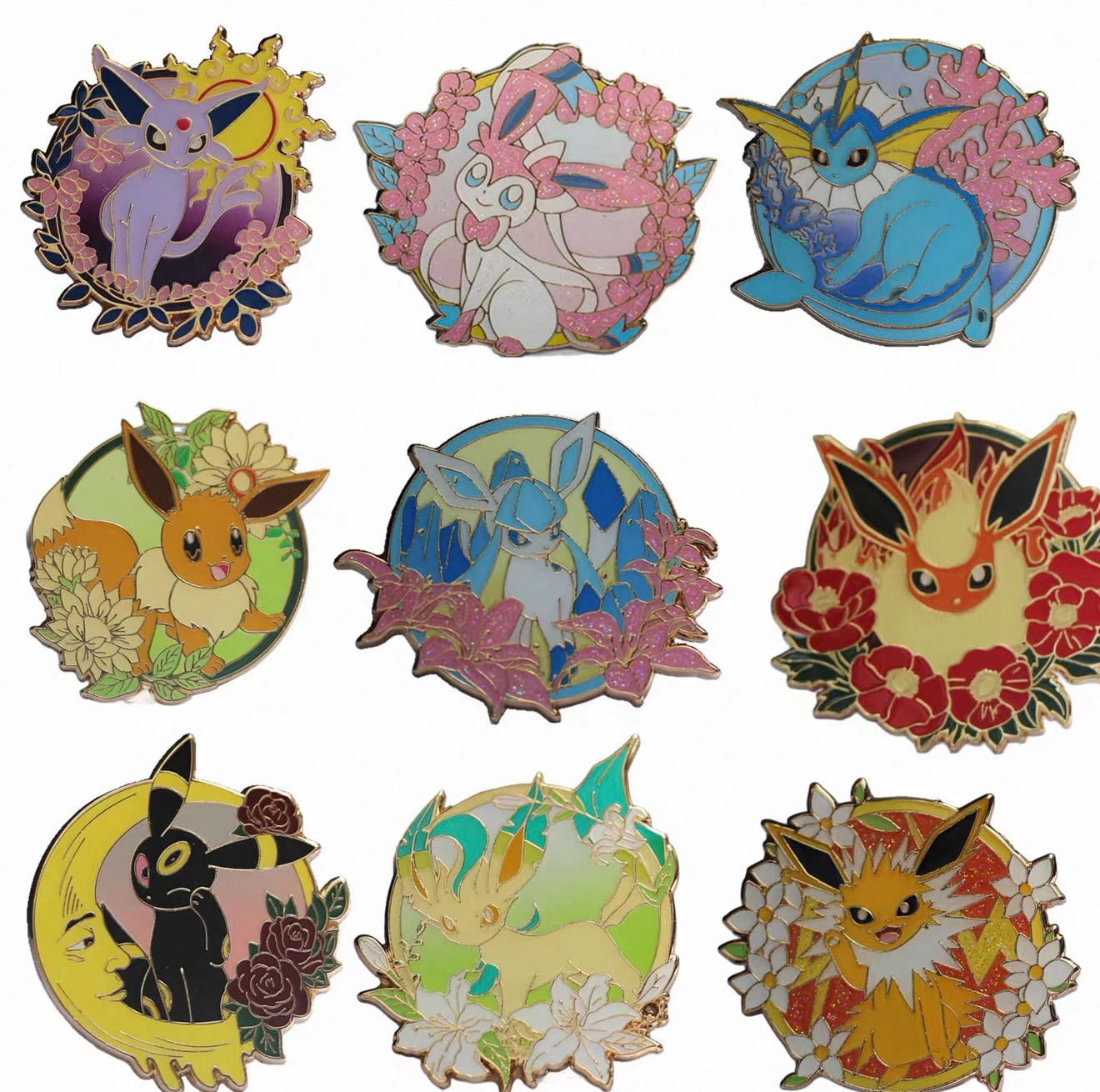9‑Pack 2‑in‑1 Enamel Pin & Magnet Set with Gift Box