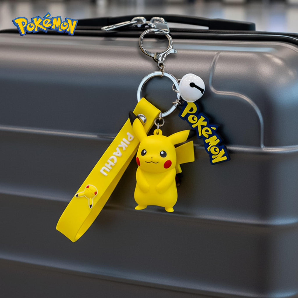Pokemon 3D Figural Keychain With Printed Strap | Pikachu