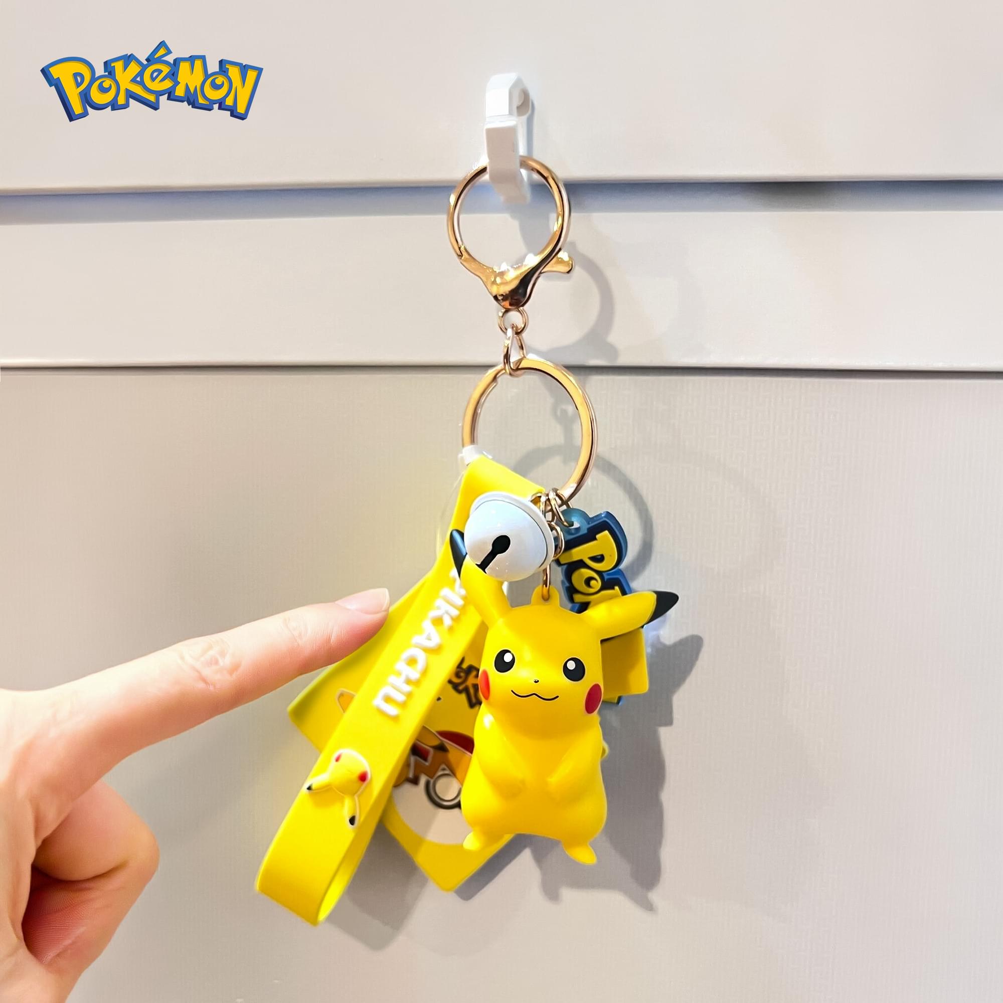 Pokemon 3D Figural Keychain With Printed Strap | Pikachu