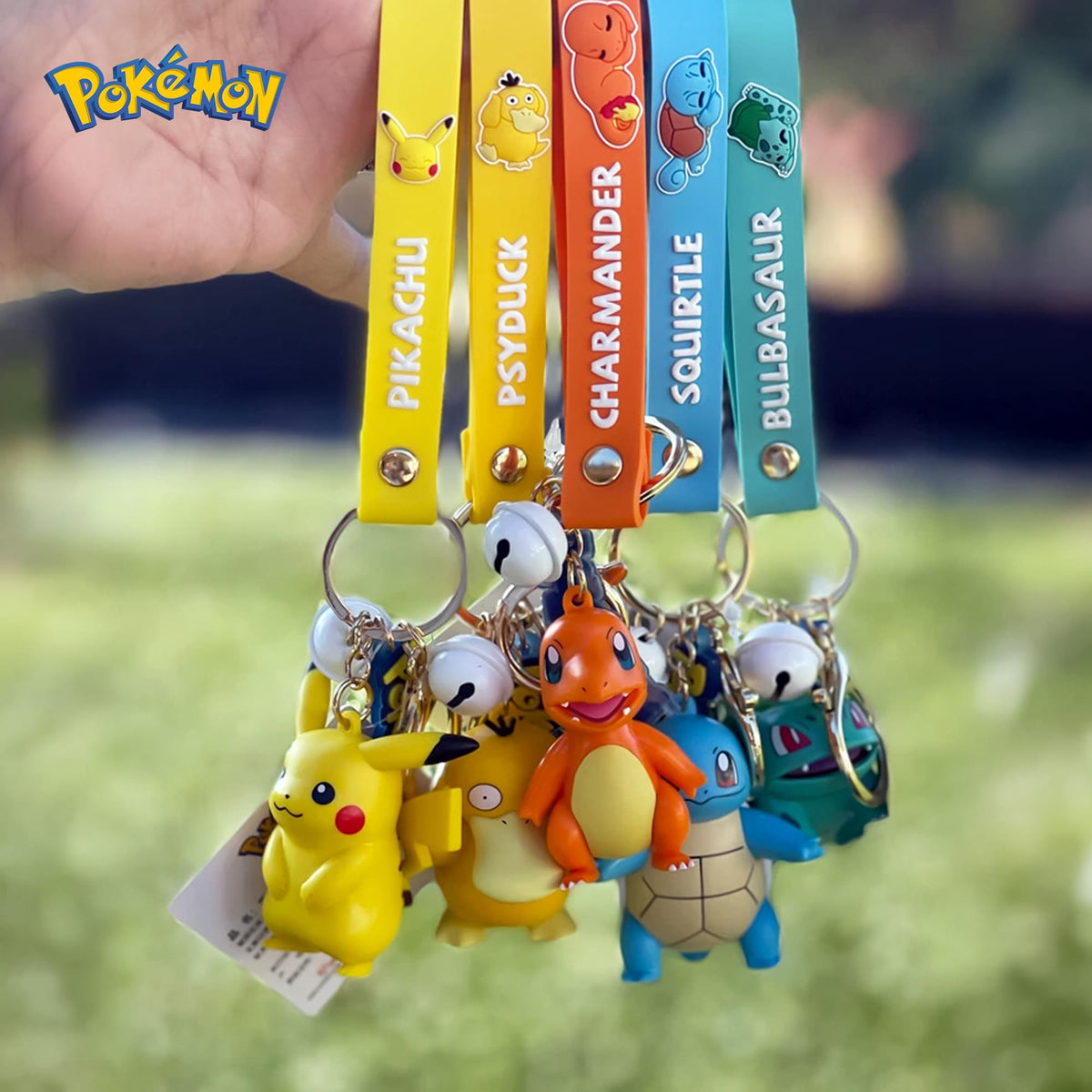 Pokemon 3D Figural Keychain With Printed Strap | Pikachu