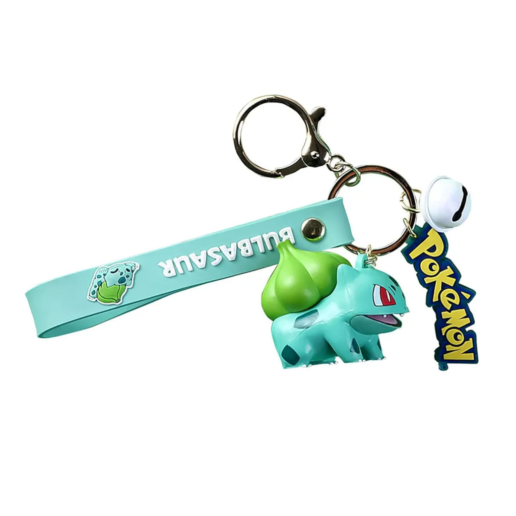 Pokemon 3D Figural Keychain With Printed Strap | Bulbasaur