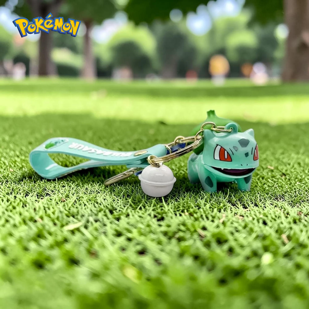Pokemon 3D Figural Keychain With Printed Strap | Bulbasaur