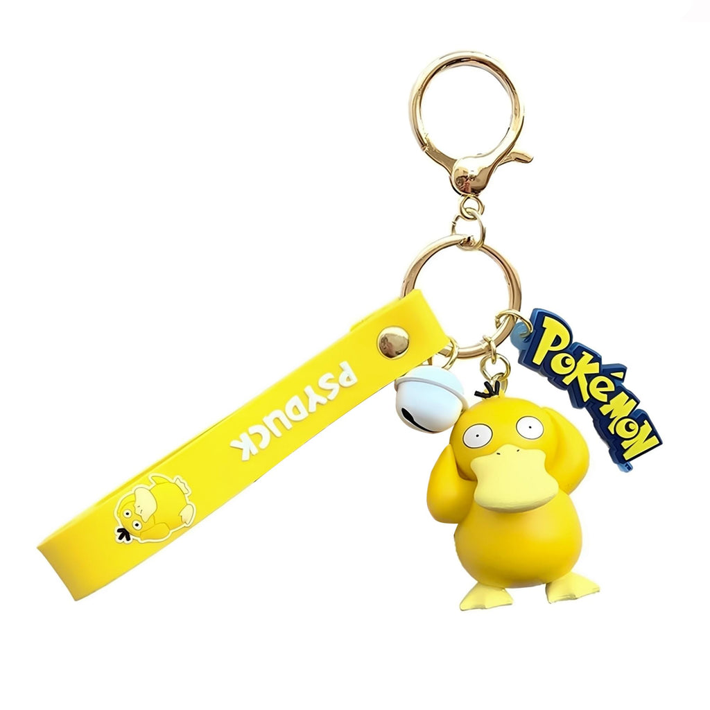 Pokemon 3D Figural Keychain With Printed Strap | Psyduck