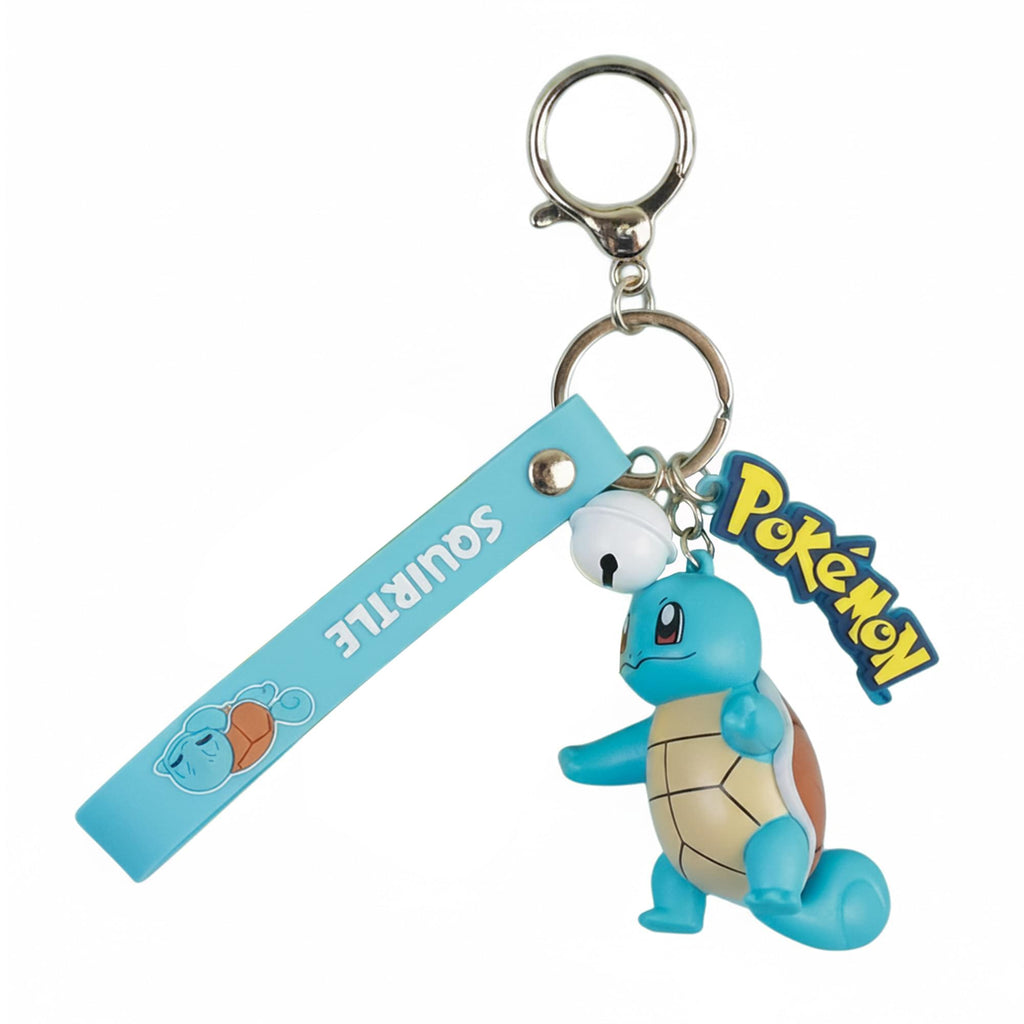 Pokemon 3D Figural Keychain With Printed Strap | Squirtle