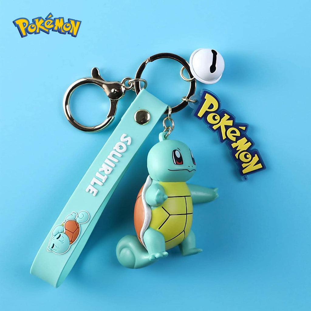 Pokemon 3D Figural Keychain With Printed Strap | Squirtle