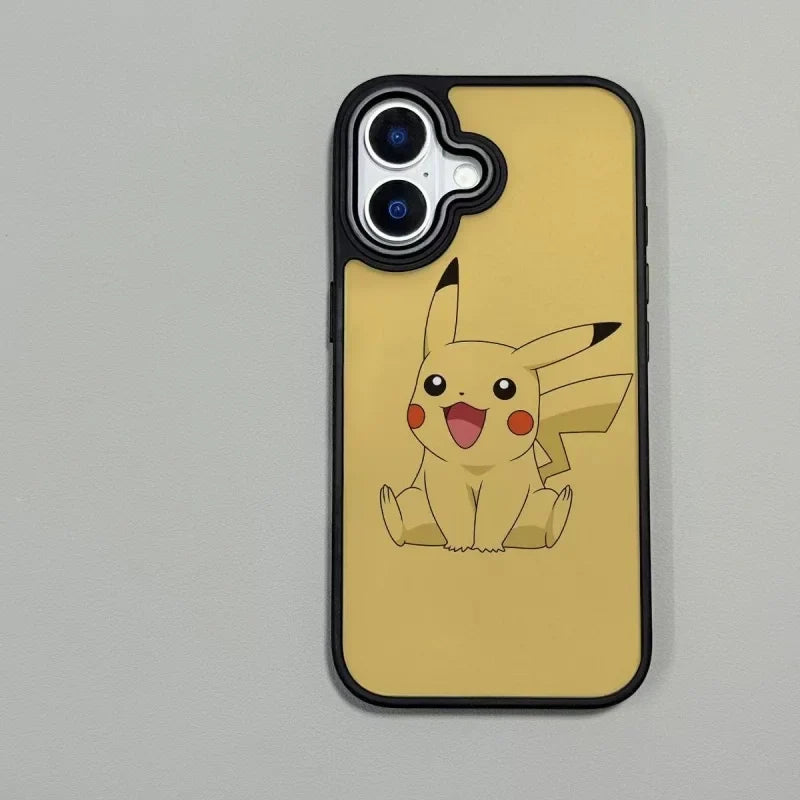 Luxury Pokemons Cute Picachu Phone Case For iPhone