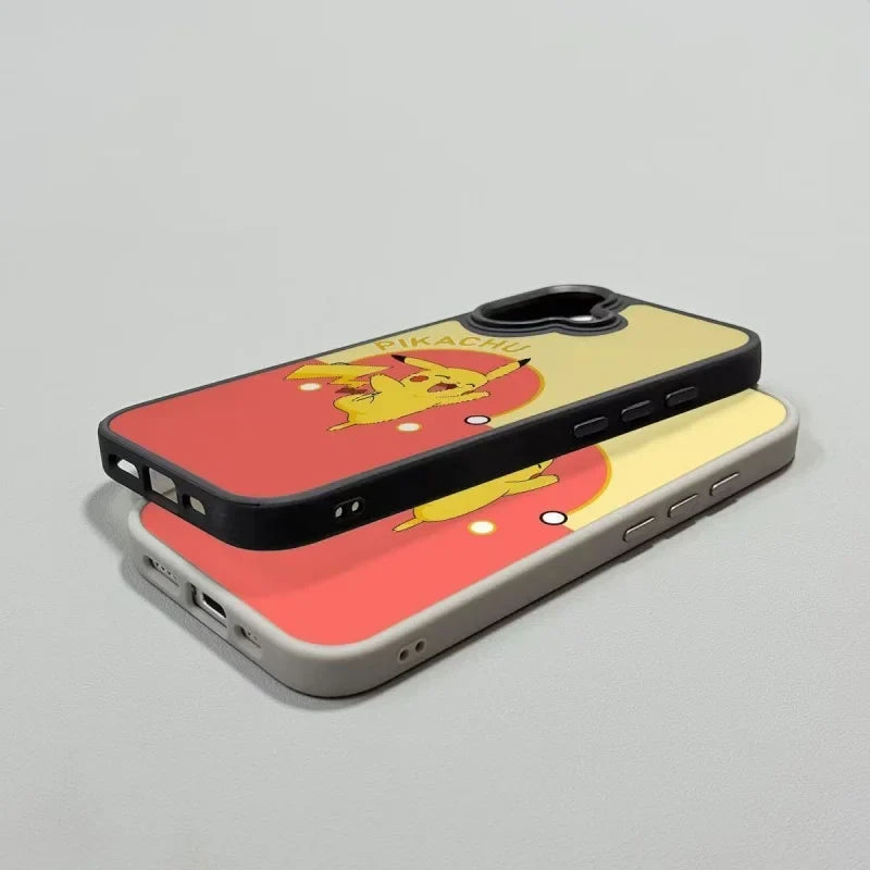 Luxury Pokemons Cute Picachu Phone Case For iPhone