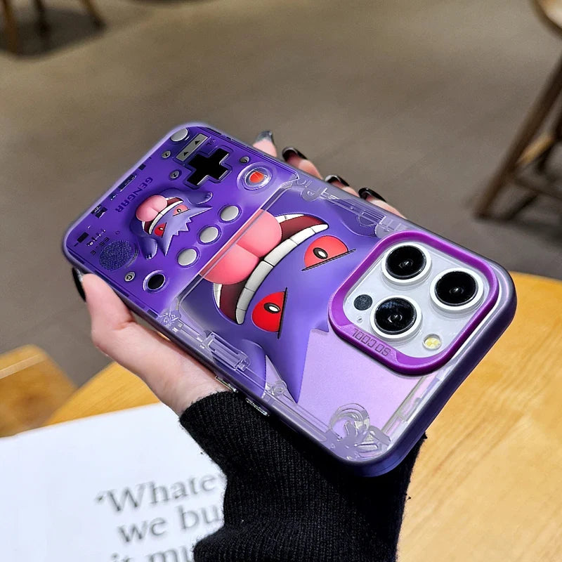 Anime Pikachu Pokemon Gengar Hard Phone Case For iPhone