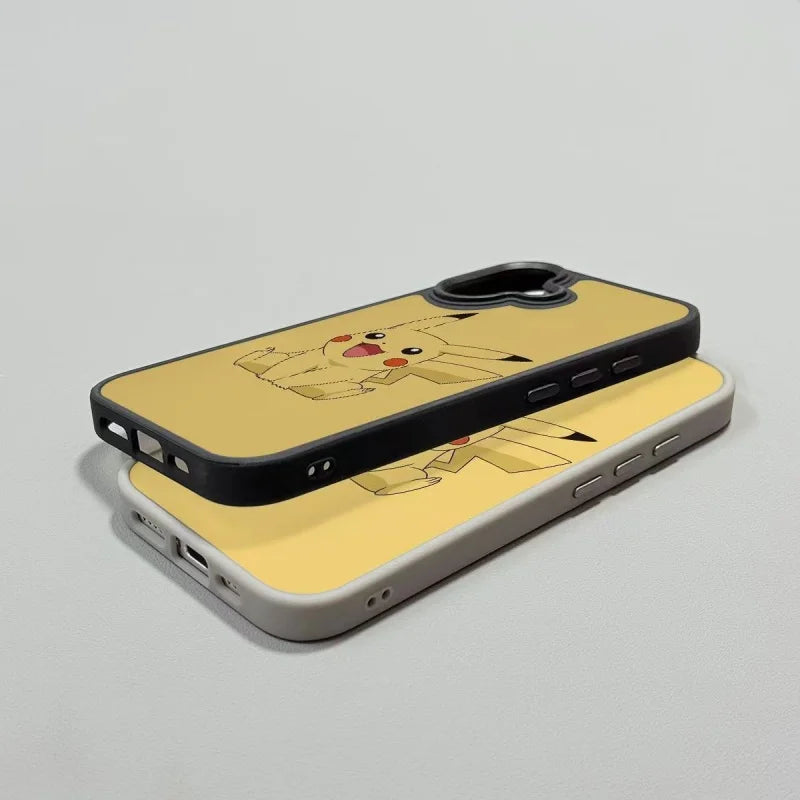 Luxury Pokemons Cute Picachu Phone Case For iPhone