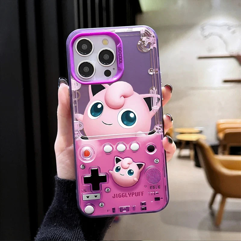 Anime Pikachu Pokemon Gengar Hard Phone Case For iPhone