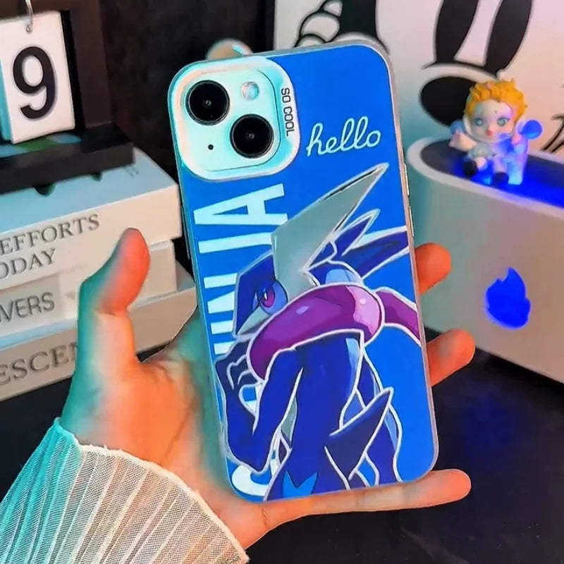 3D Greninja Froakie Phone Case For iPhone