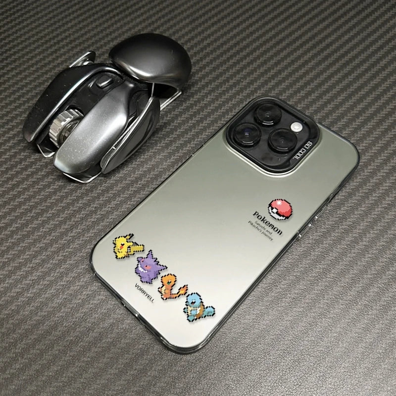 Cute Pixel Pokemon Pattern Phone Case For iPhone