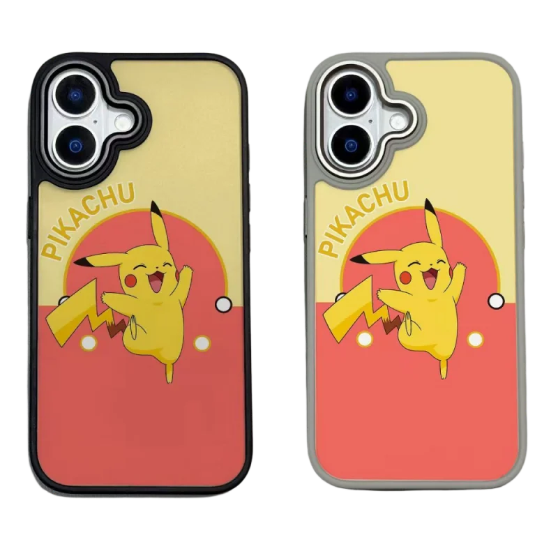 Luxury Pokemons Cute Picachu Phone Case For iPhone