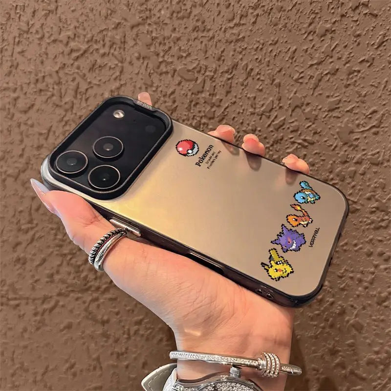 Cute Pixel Pokemon Pattern Phone Case For iPhone
