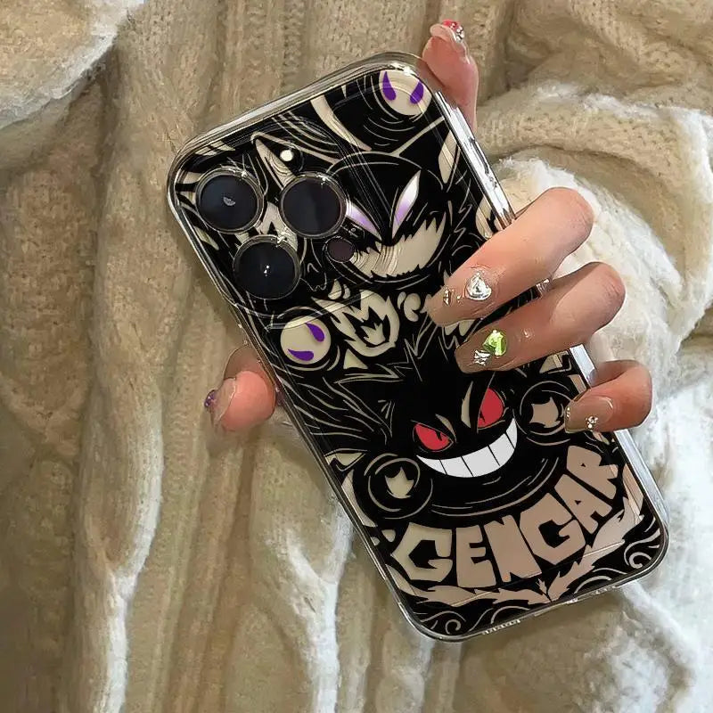 Cool Pokemon Gengar Pattern Phone Case For iPhone