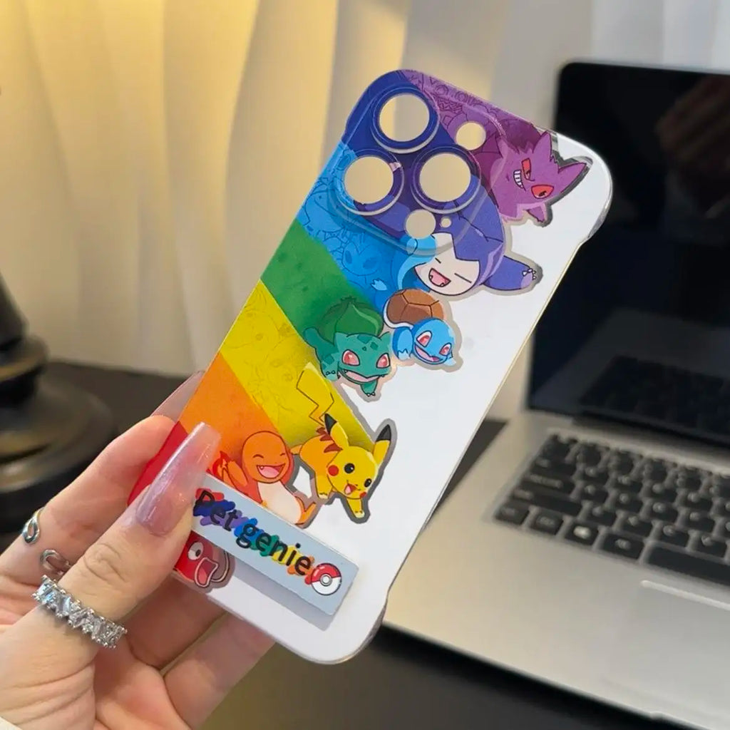 Cute Pikachu Squirtle Snorlax Phone Case For iPhone
