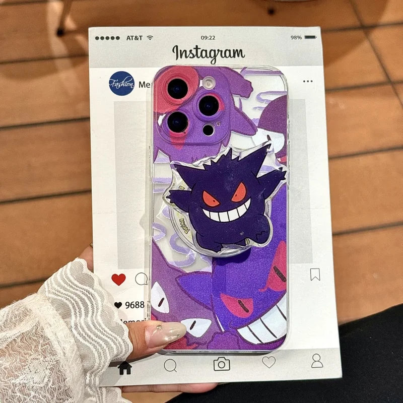 Cute Gengar Mega Phone Case For iPhone