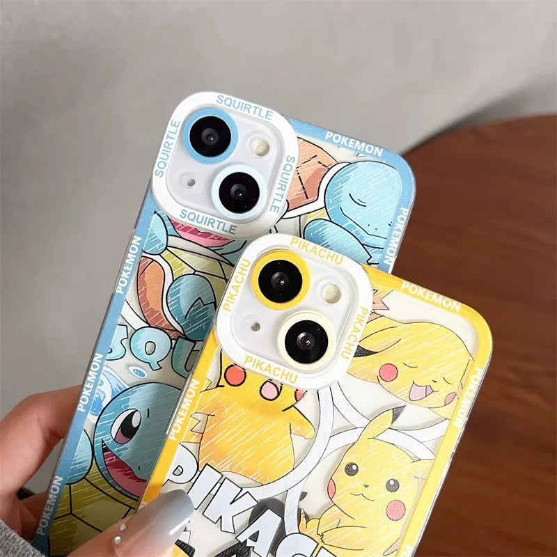 Cute Pokemons Pikachu Phone Case For iPhone