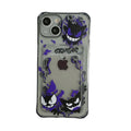 Cute Gengar Pikachu Card Pocket Phone Case For iPhone