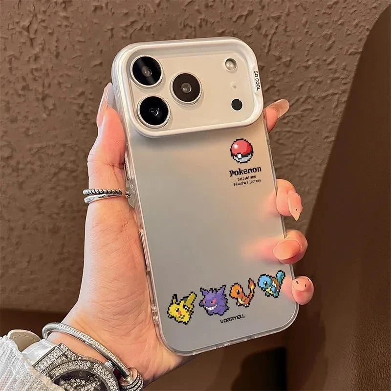 Cute Pixel Pokemon Pattern Phone Case For iPhone
