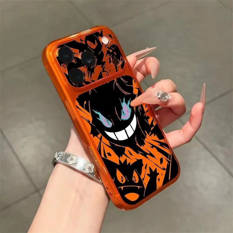 Cute Cartoon Pokemon Gengar Pattern Frosted Ultra-Thin Phone Case For iPhone