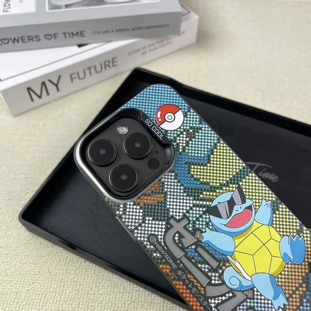 Cute Pixel Pokemon Squirtle Phone Case For iPhone