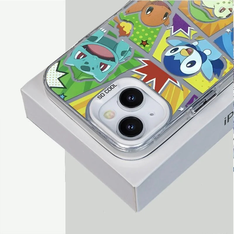 Cute Cartoon Piplup Charmander Phone Case For iPhone