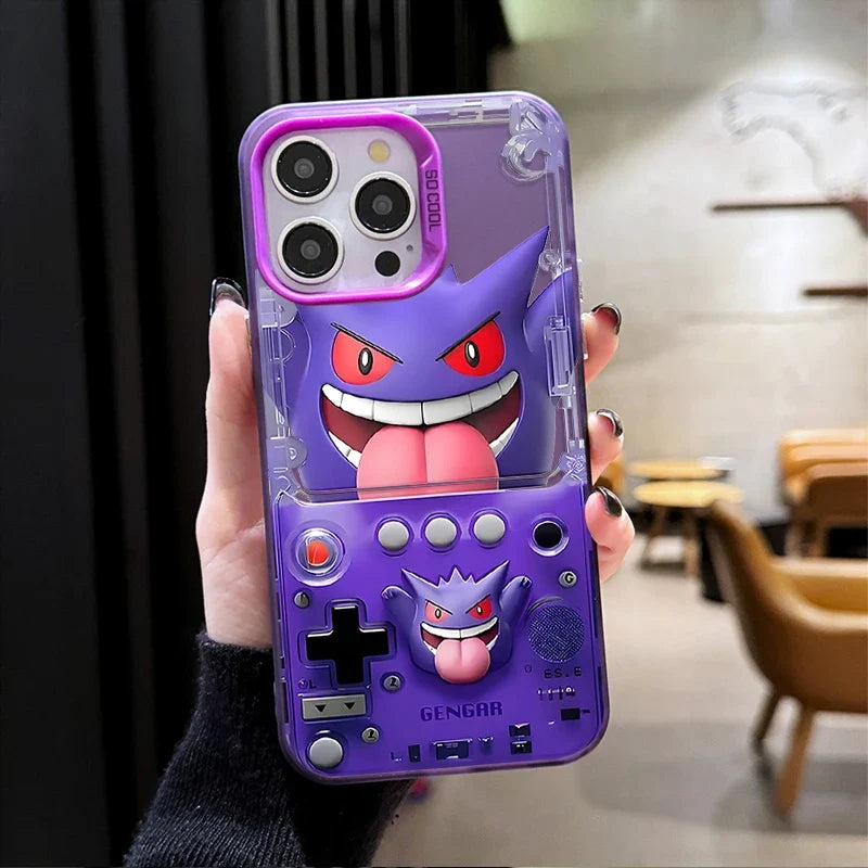 Anime Pikachu Pokemon Gengar Hard Phone Case For iPhone