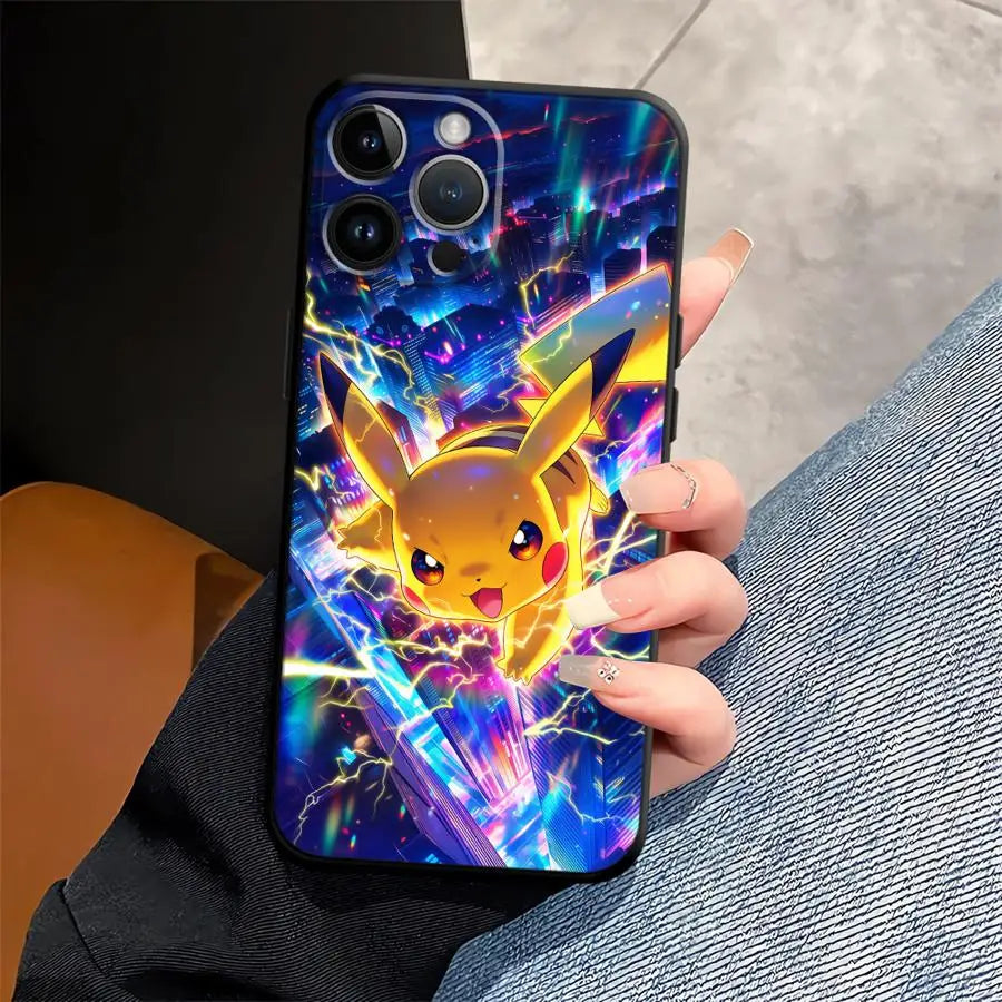 Cute Pikachu Pokemon Phone Case For Apple iPhone