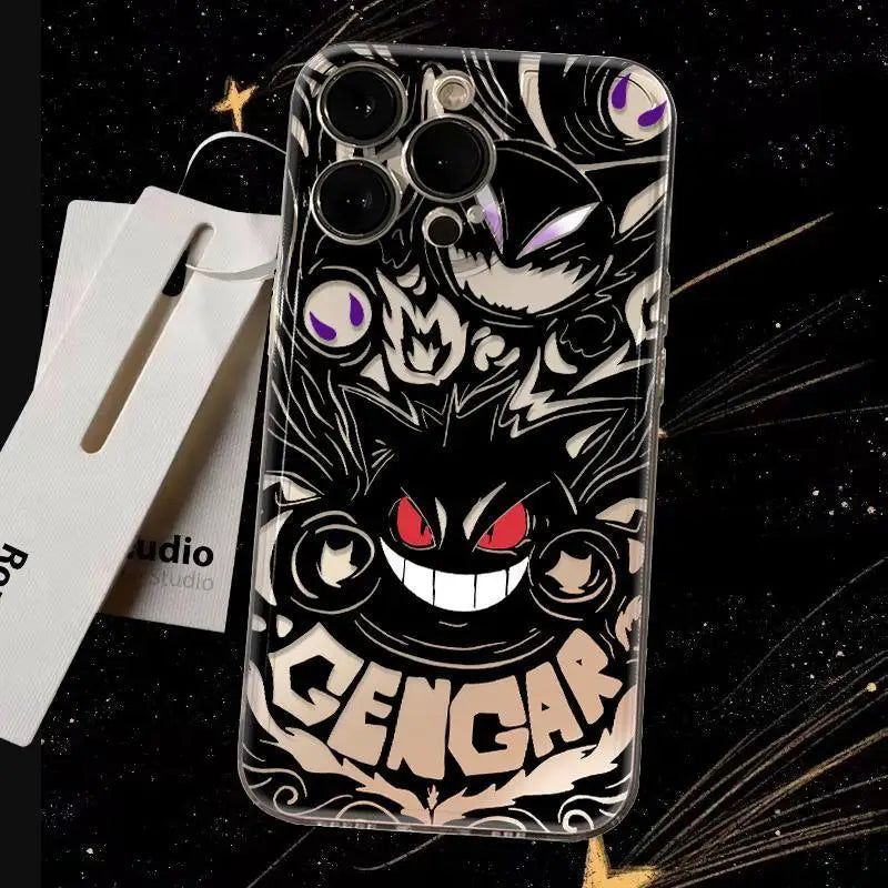 Cool Pokemon Gengar Pattern Phone Case For iPhone