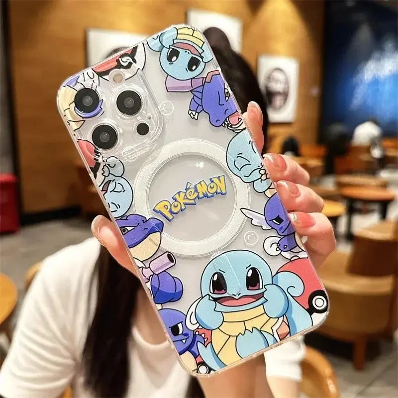 Cartoon Pokémon Pikachu Gengar For Magsafe Phone Case For iPhone
