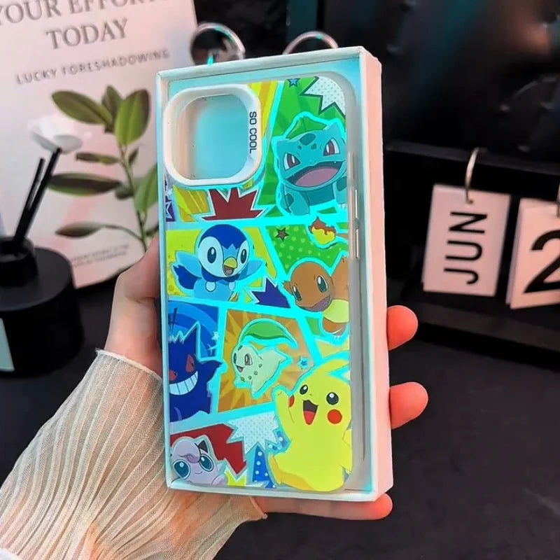 Cute Cartoon Piplup Charmander Phone Case For iPhone