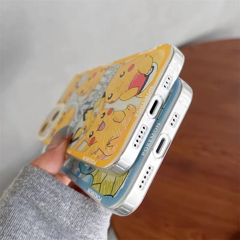 Cute Pokemons Pikachu Phone Case For iPhone