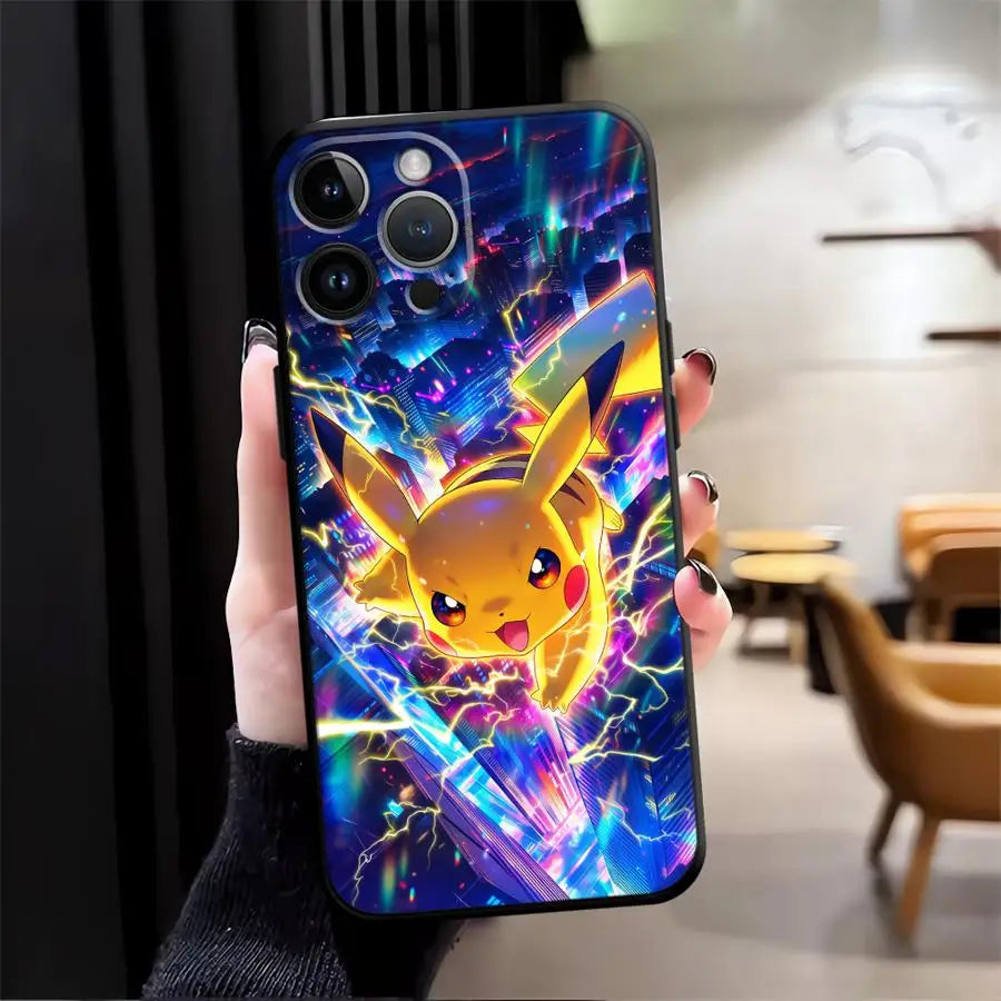 Cute Pikachu Pokemon Phone Case For Apple iPhone