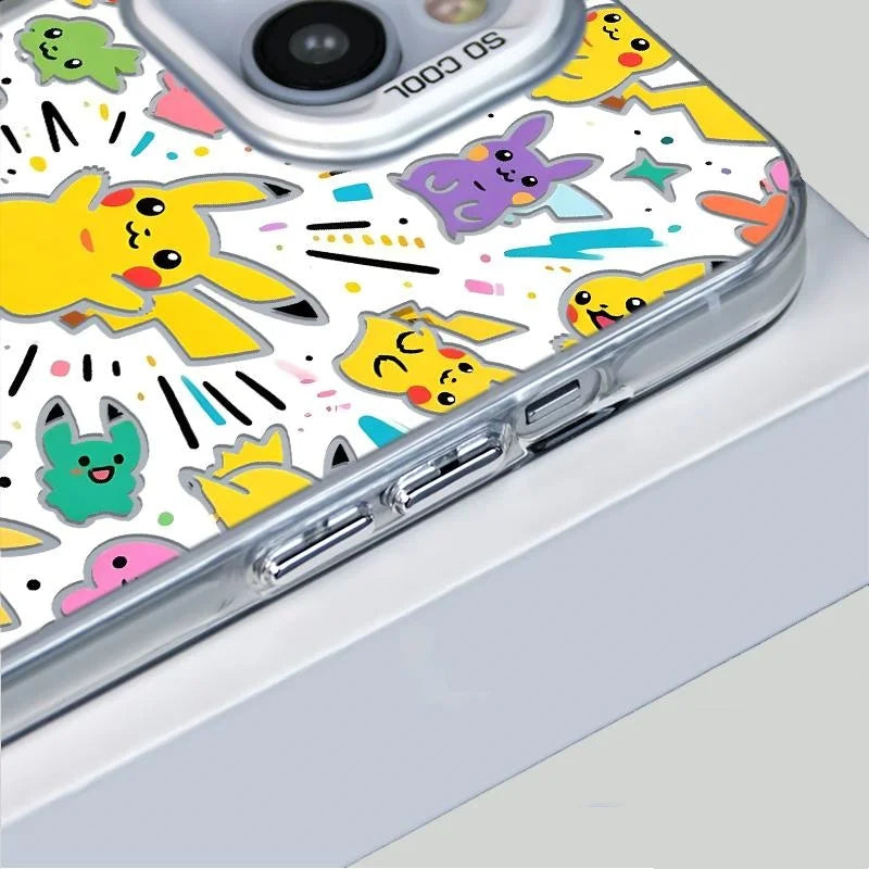Cute 3D Pikachus Phone Case For iPhone